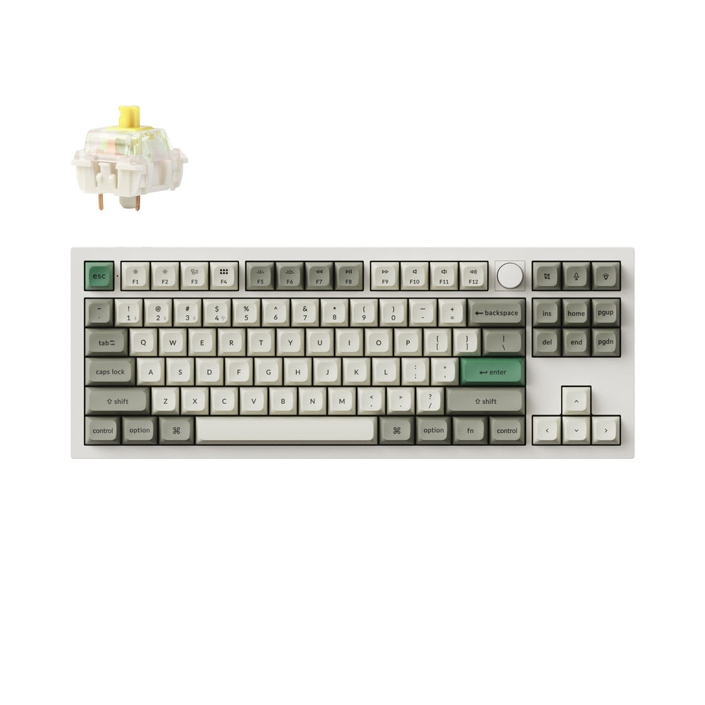Keychron Q3 Max QMK/VIA Draadloos Aangepast Mechanisch Toetsenbord (US ANSI-indeling)