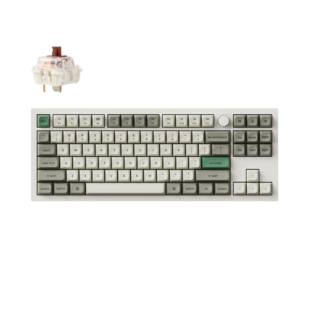 Keychron Q3 Max QMK/VIA Draadloos Aangepast Mechanisch Toetsenbord (US ANSI-indeling)