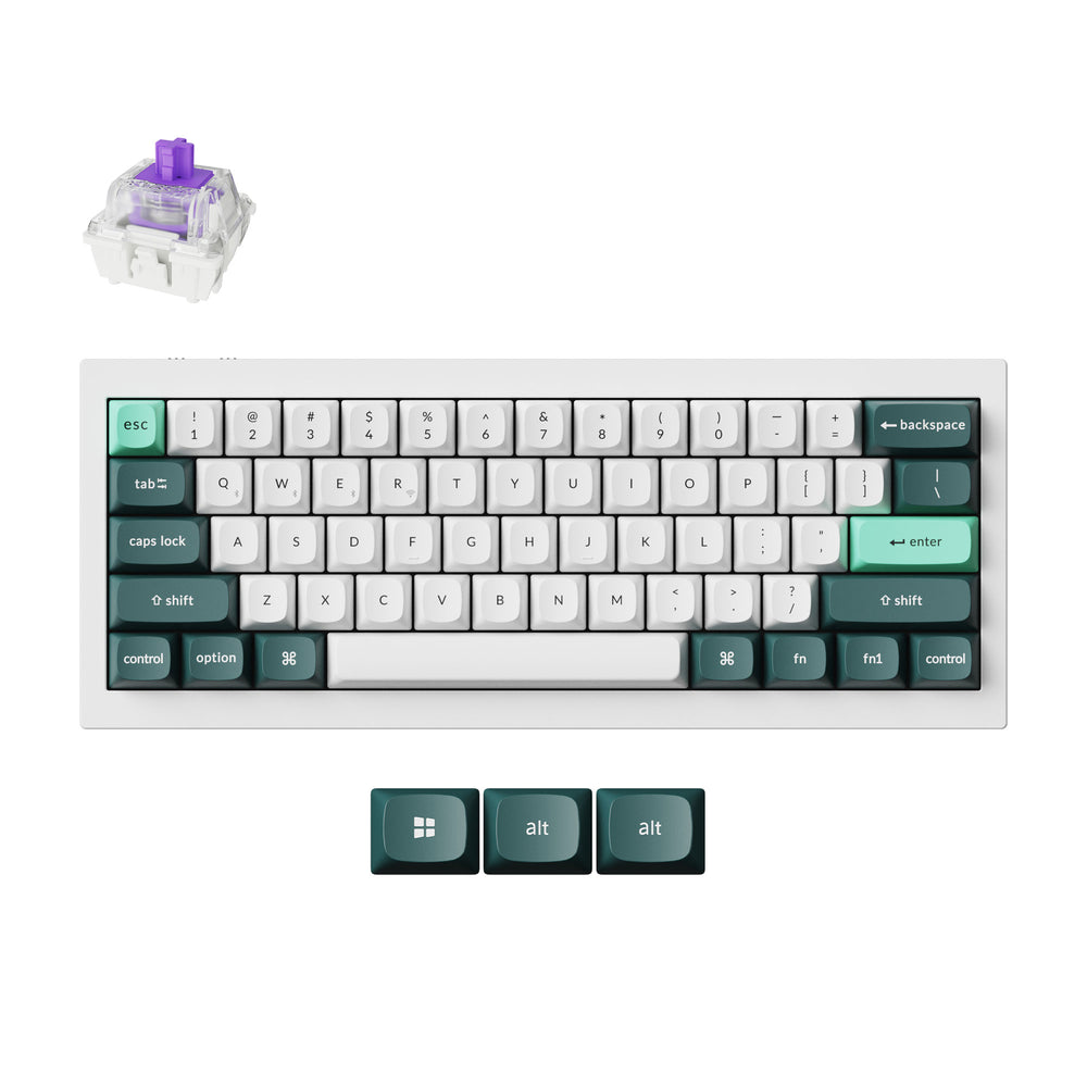 Keychron Q4 HE QMK Draadloos Aangepast Toetsenbord (US ANSI-indeling)