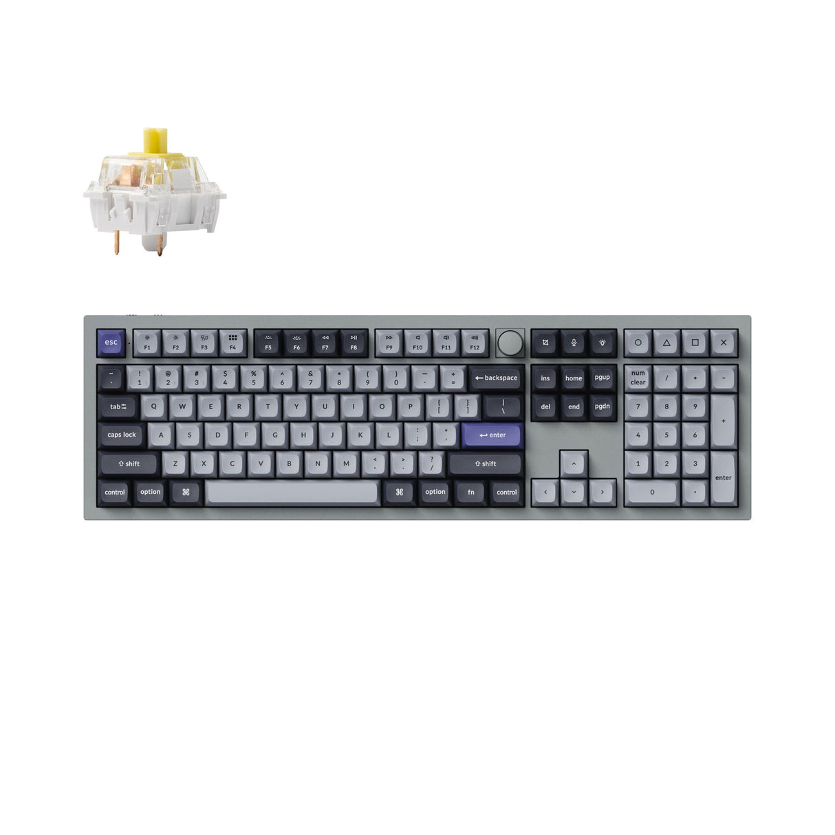 Keychron Q6 Pro QMK/VIA Draadloos Aangepast Mechanisch Toetsenbord (US ANSI-indeling)