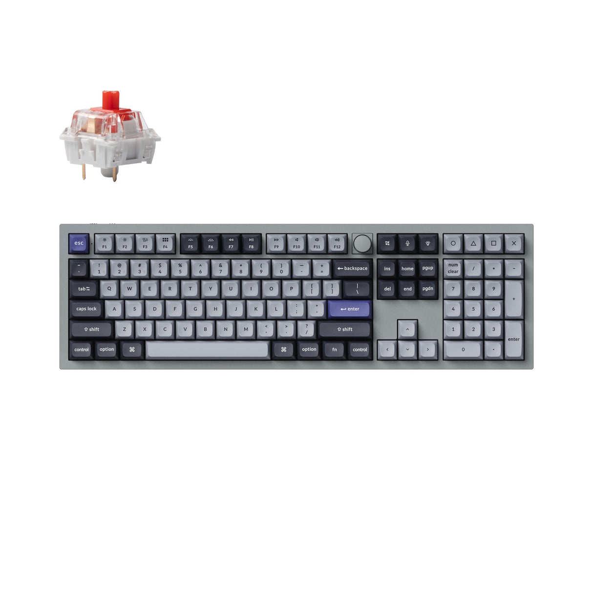 Keychron Q6 Pro QMK/VIA Draadloos Aangepast Mechanisch Toetsenbord (US ANSI-indeling)