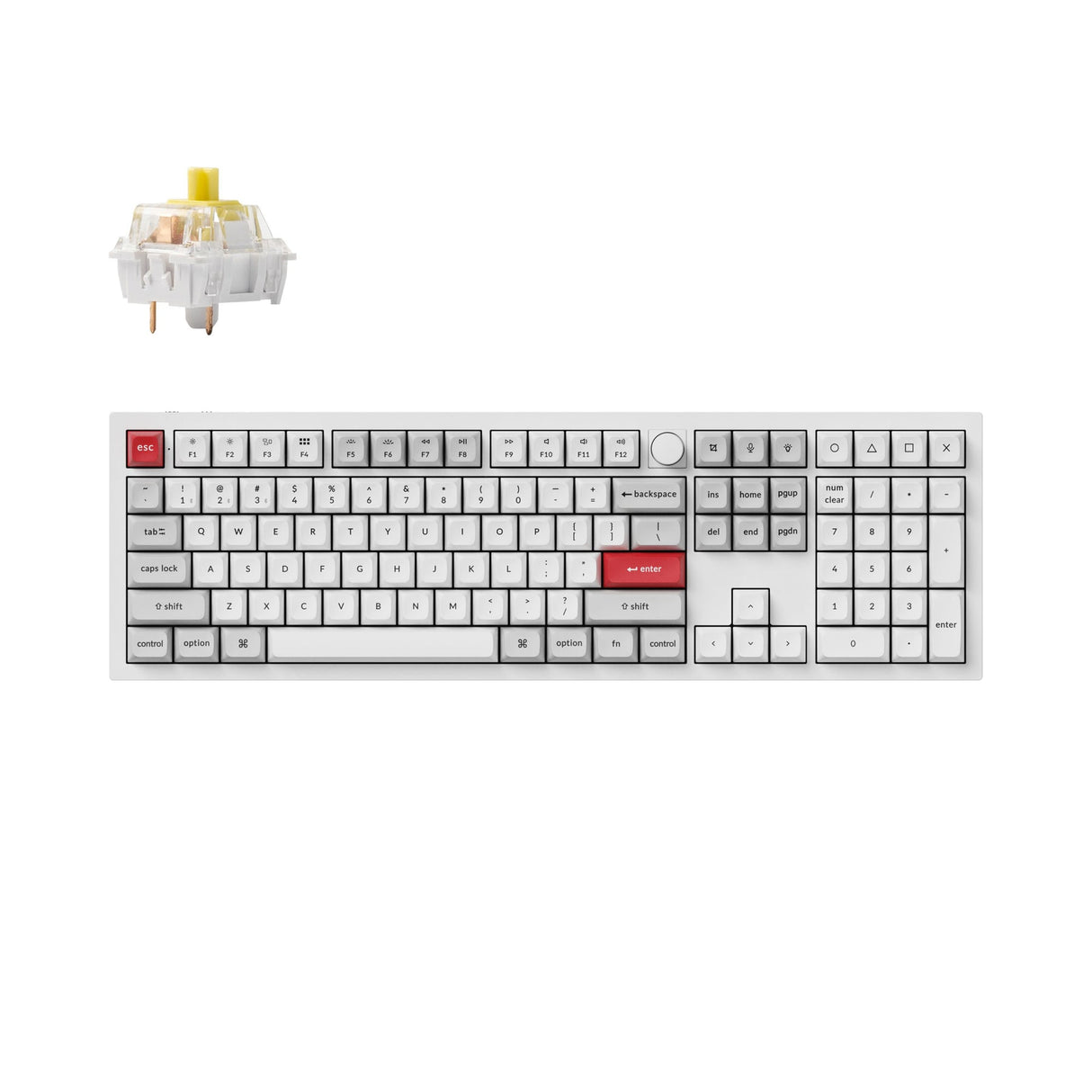 Keychron Q6 Pro QMK/VIA Draadloos Aangepast Mechanisch Toetsenbord (US ANSI-indeling)