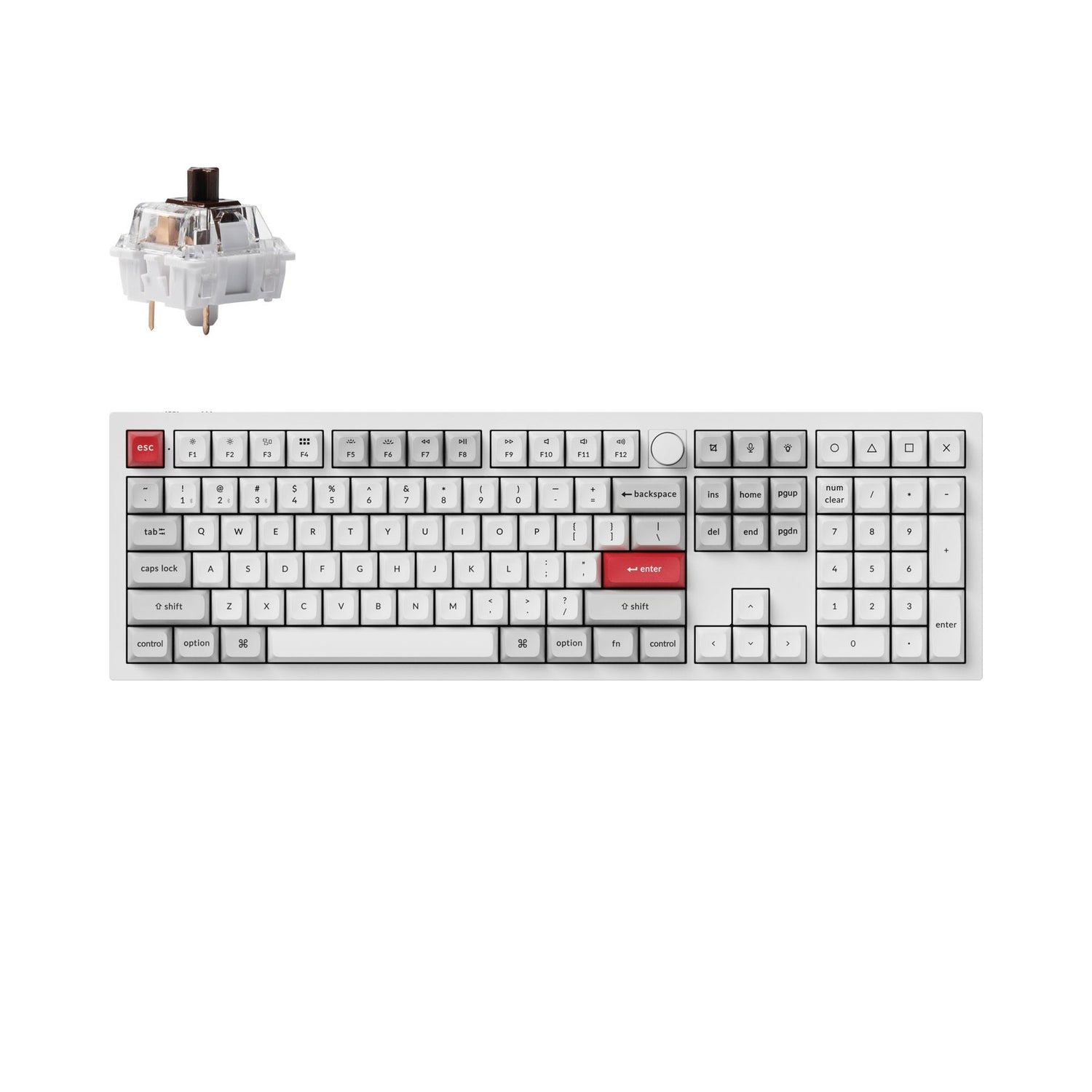 Keychron Q6 Pro QMK/VIA Draadloos Aangepast Mechanisch Toetsenbord (US ANSI-indeling)
