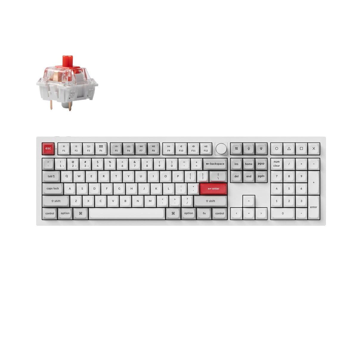 Keychron Q6 Pro QMK/VIA Draadloos Aangepast Mechanisch Toetsenbord (US ANSI-indeling)