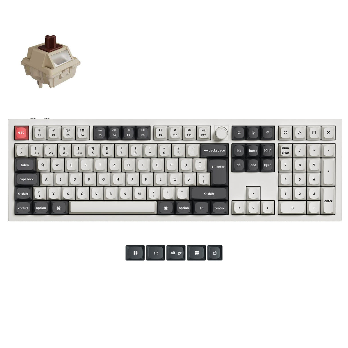 Keychron Q6 Ultra 8K Draadloze Aangepaste Mechanische Toetsenbord ISO Indeling Collectie