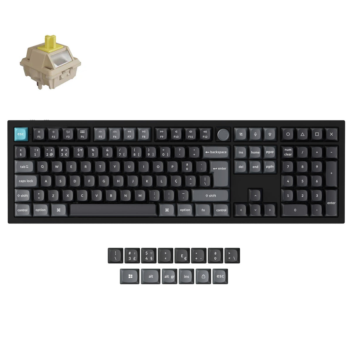 Keychron Q6 Ultra 8K Draadloze Aangepaste Mechanische Toetsenbord ISO Indeling Collectie