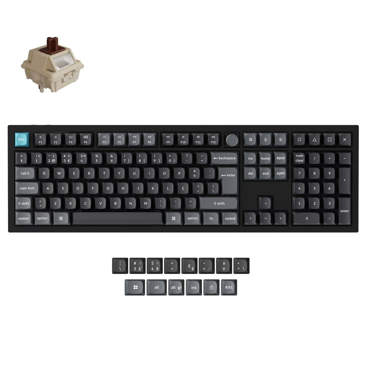 Keychron Q6 Ultra 8K Draadloze Aangepaste Mechanische Toetsenbord ISO Indeling Collectie