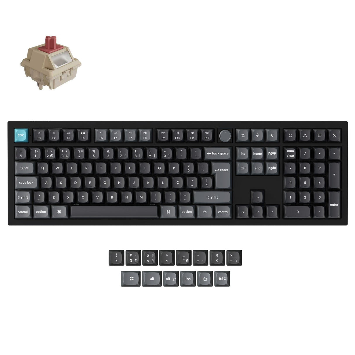 Keychron Q6 Ultra 8K Draadloze Aangepaste Mechanische Toetsenbord ISO Indeling Collectie