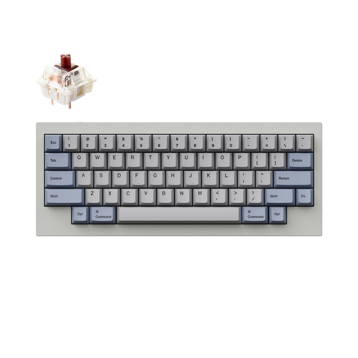 Keychron Q60 QMK aangepast mechanisch toetsenbord (Amerikaanse lay-out)