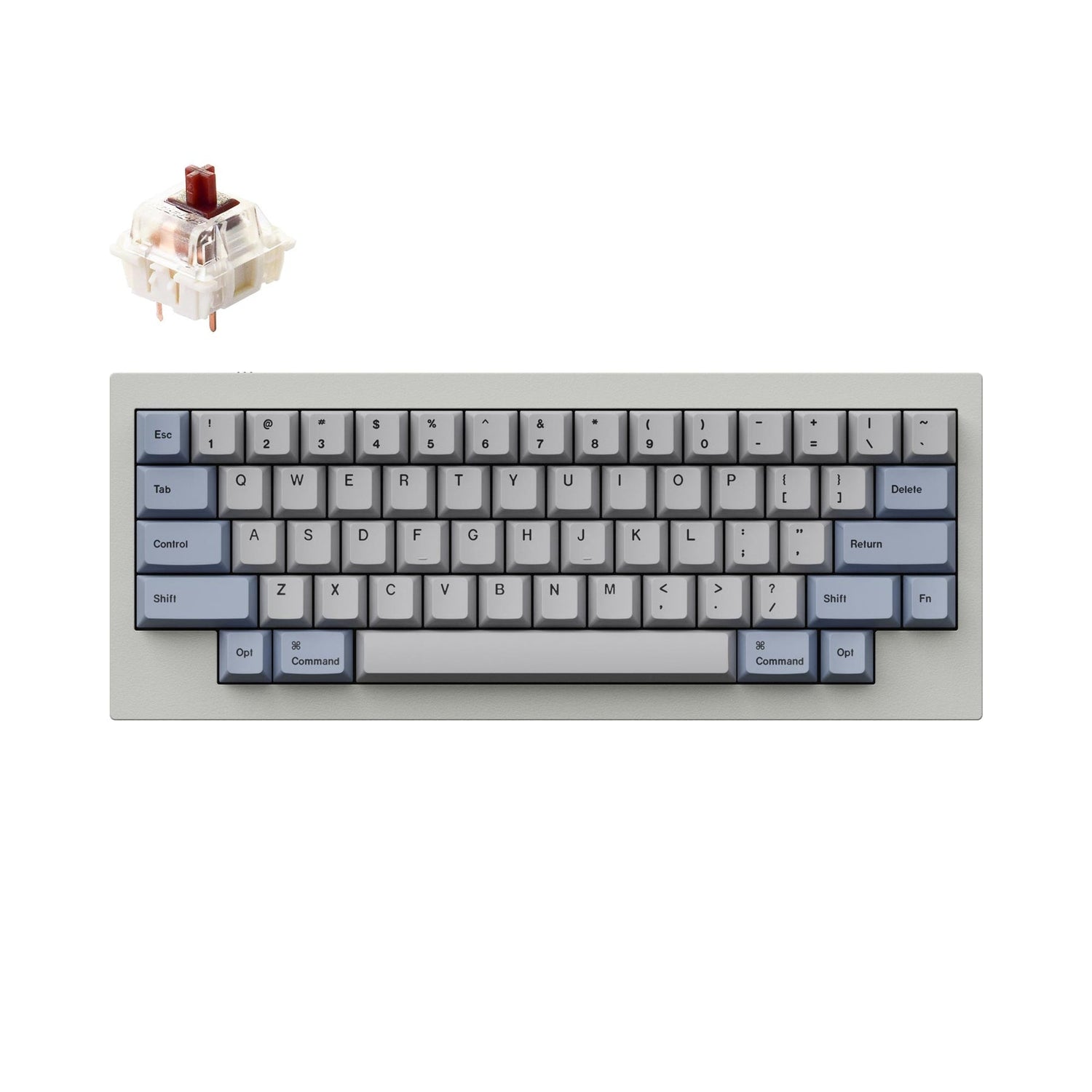 Keychron Q60 QMK aangepast mechanisch toetsenbord (Amerikaanse lay-out)