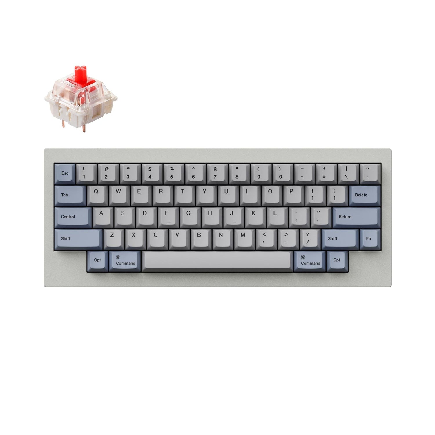 Keychron Q60 QMK aangepast mechanisch toetsenbord (Amerikaanse lay-out)
