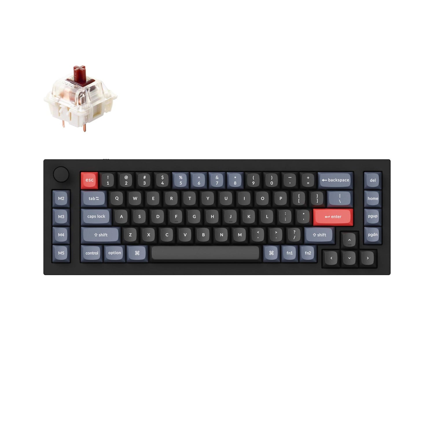 Keychron Q65 QMK Custom Mechanisch Toetsenbord (US ANSI-indeling)