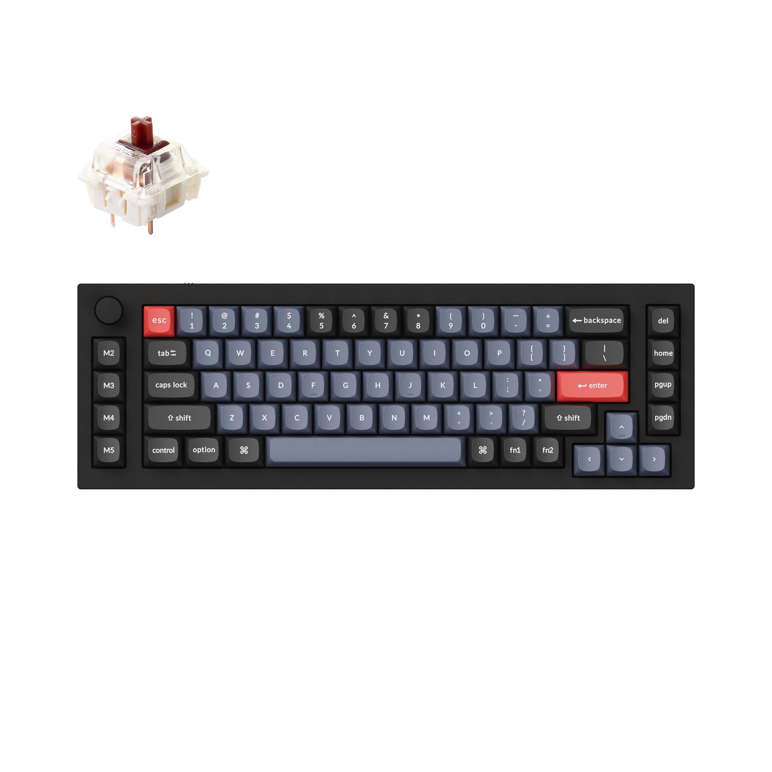 Keychron Q65 QMK Custom Mechanisch Toetsenbord (US ANSI-indeling)