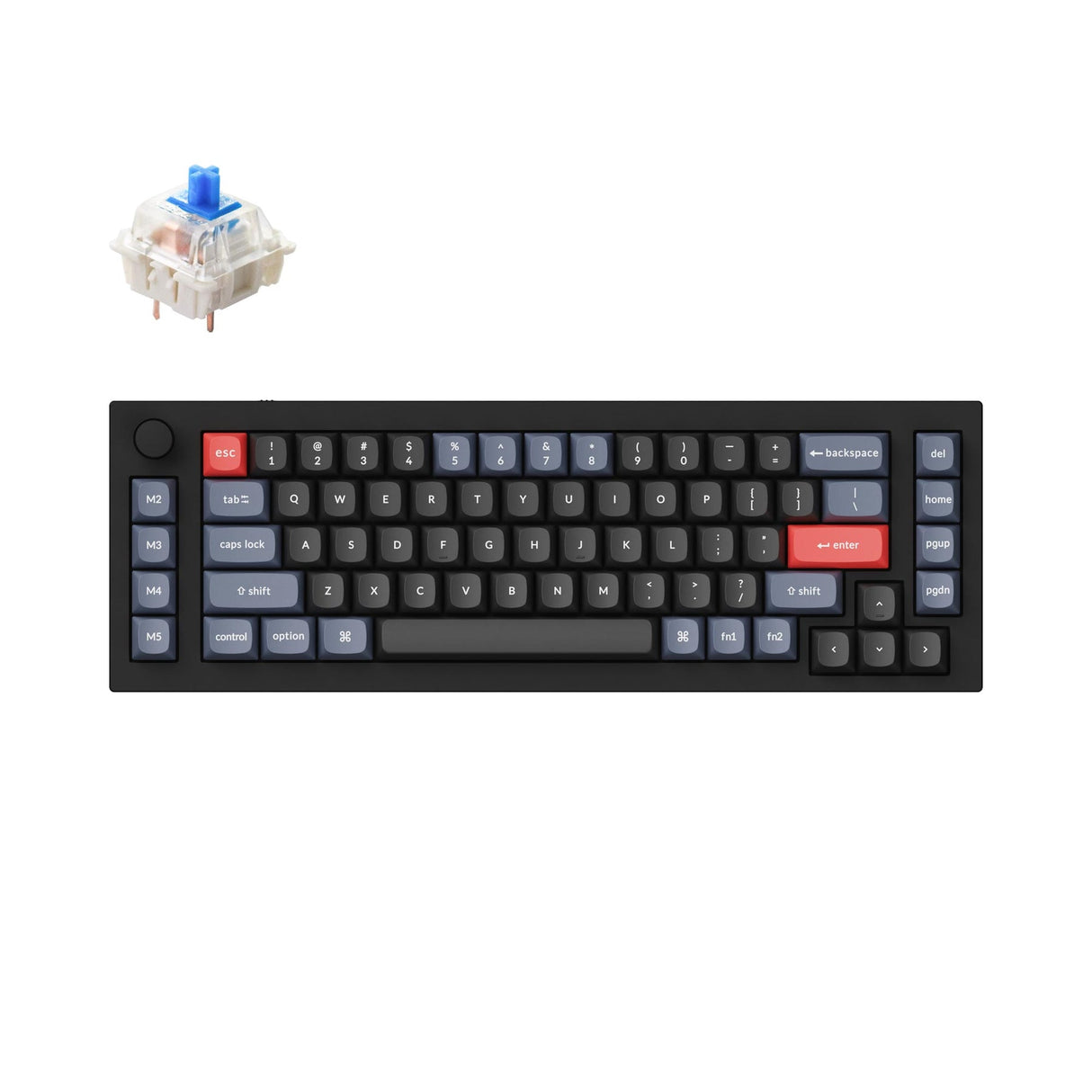 Keychron Q65 QMK Custom Mechanisch Toetsenbord (US ANSI-indeling)