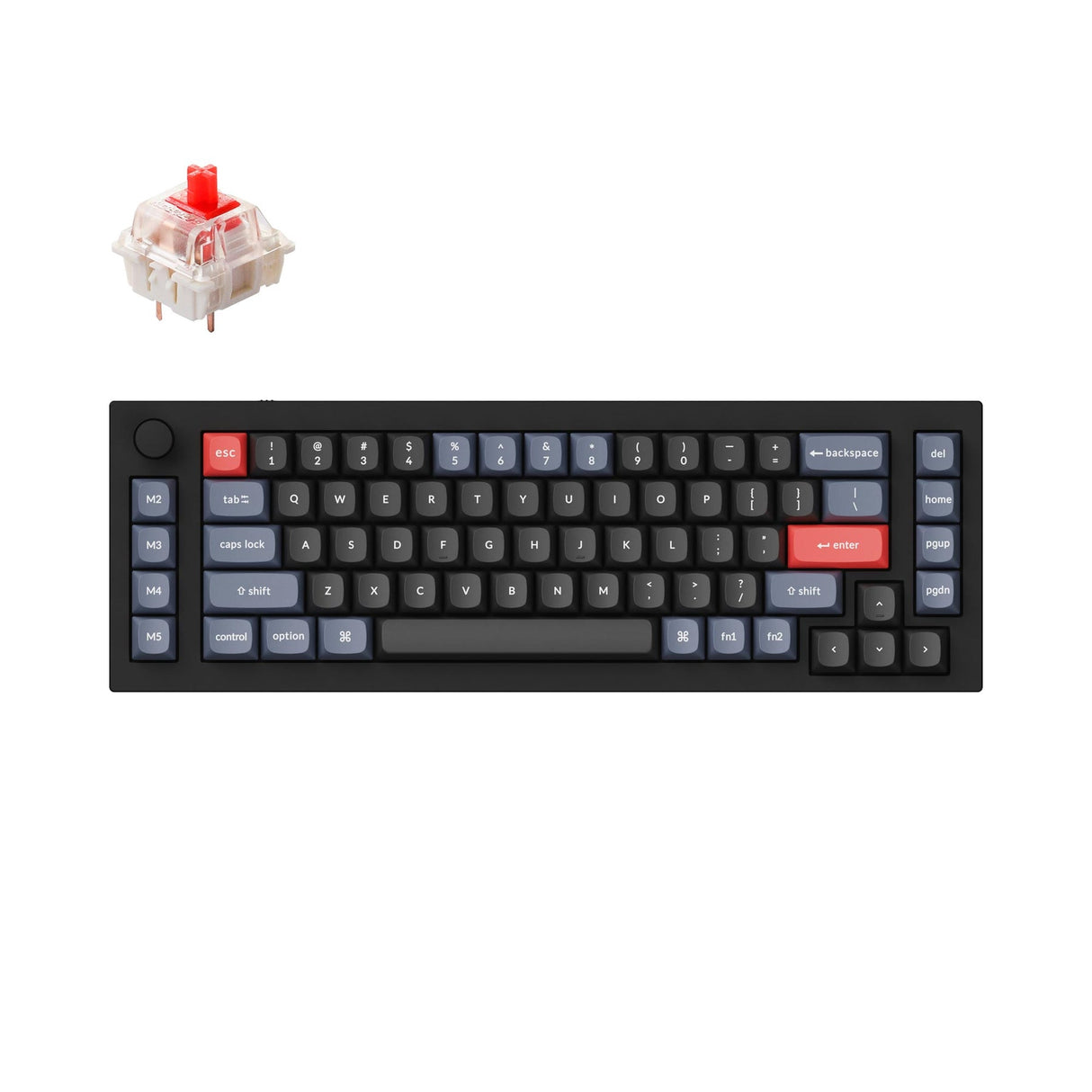 Keychron Q65 QMK Custom Mechanisch Toetsenbord (US ANSI-indeling)