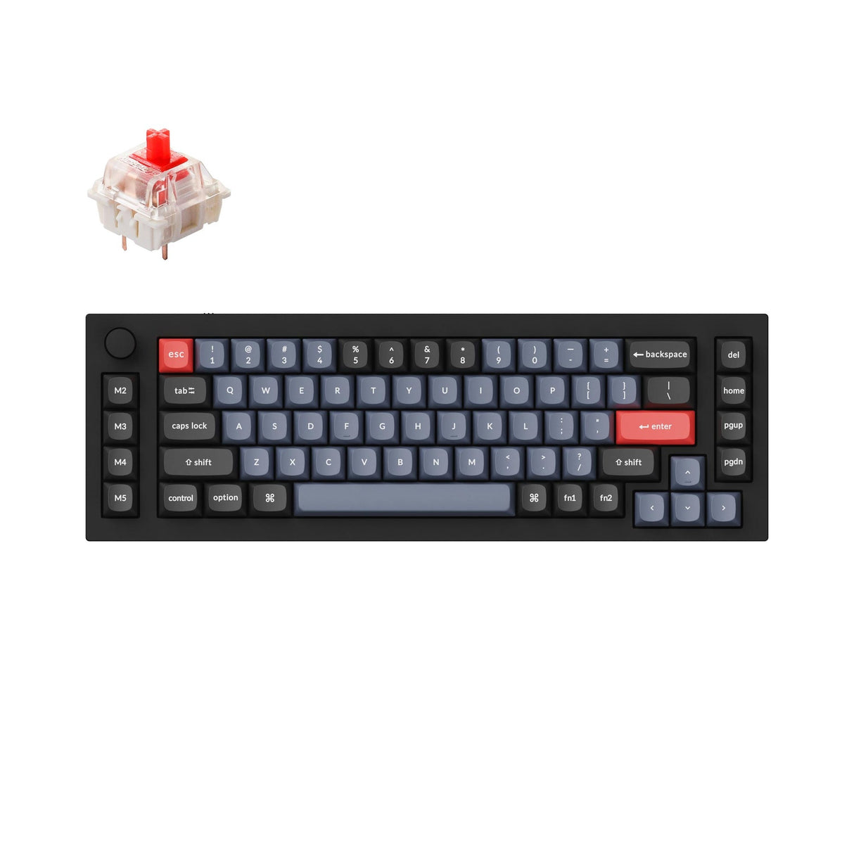 Keychron Q65 QMK Custom Mechanisch Toetsenbord (US ANSI-indeling)