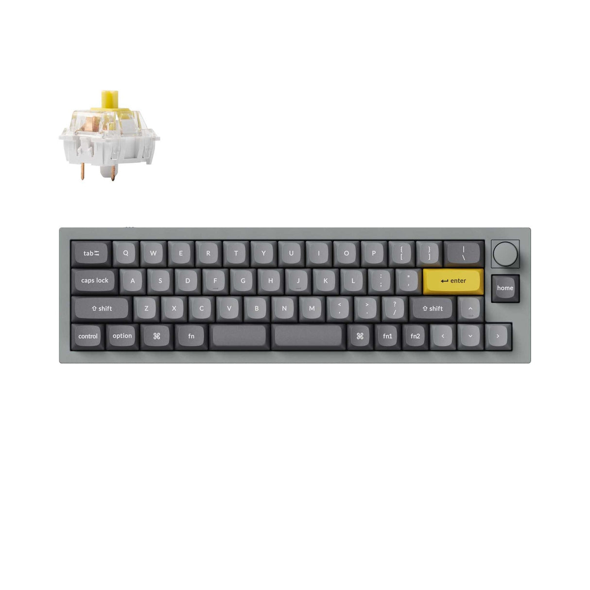 Keychron Q9 QMK Custom Mechanisch Toetsenbord (US ANSI-indeling)