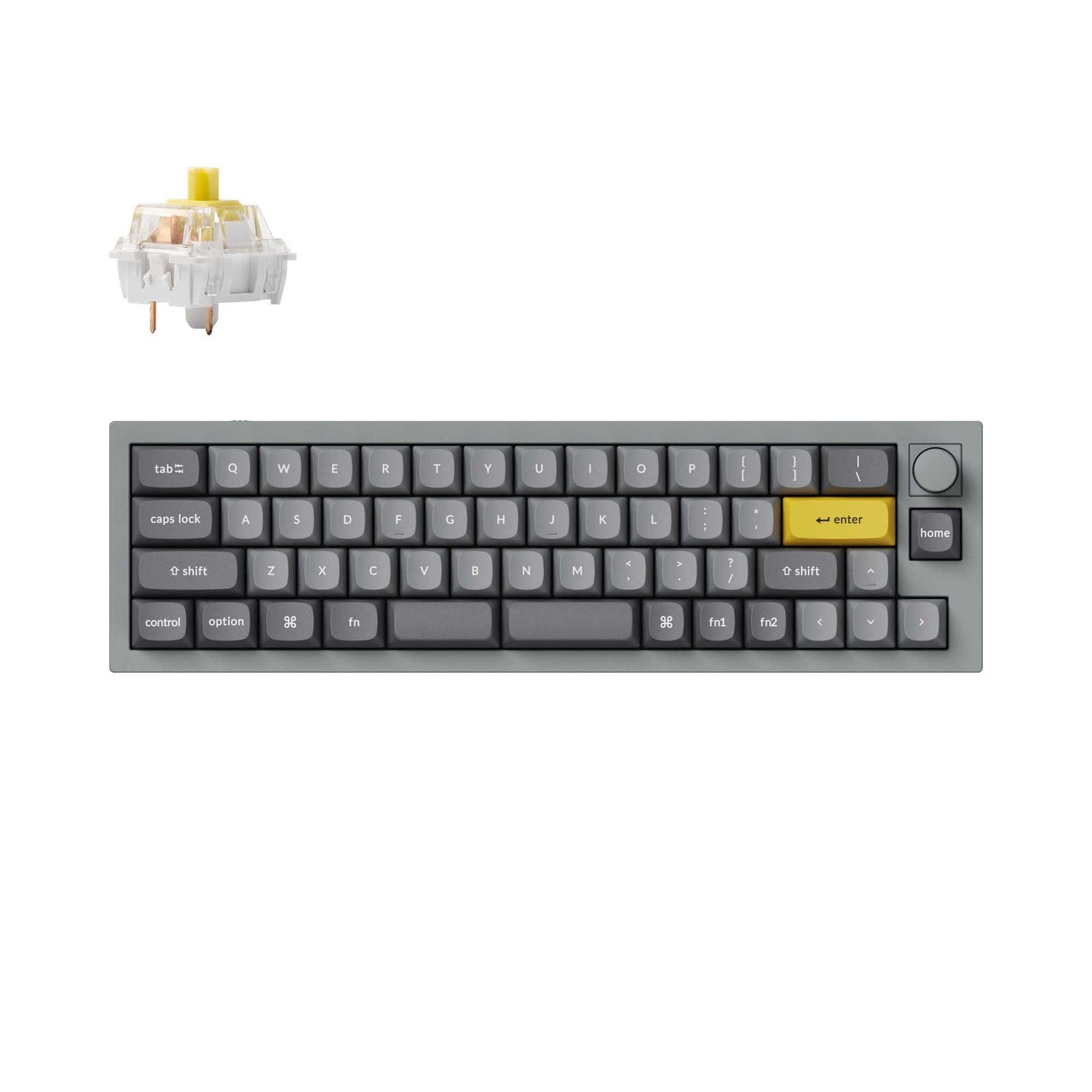 Keychron Q9 QMK Custom Mechanisch Toetsenbord (US ANSI-indeling)
