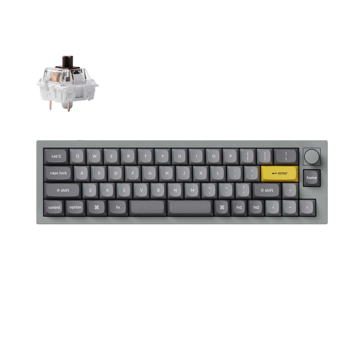 Keychron Q9 QMK Custom Mechanisch Toetsenbord (US ANSI-indeling)