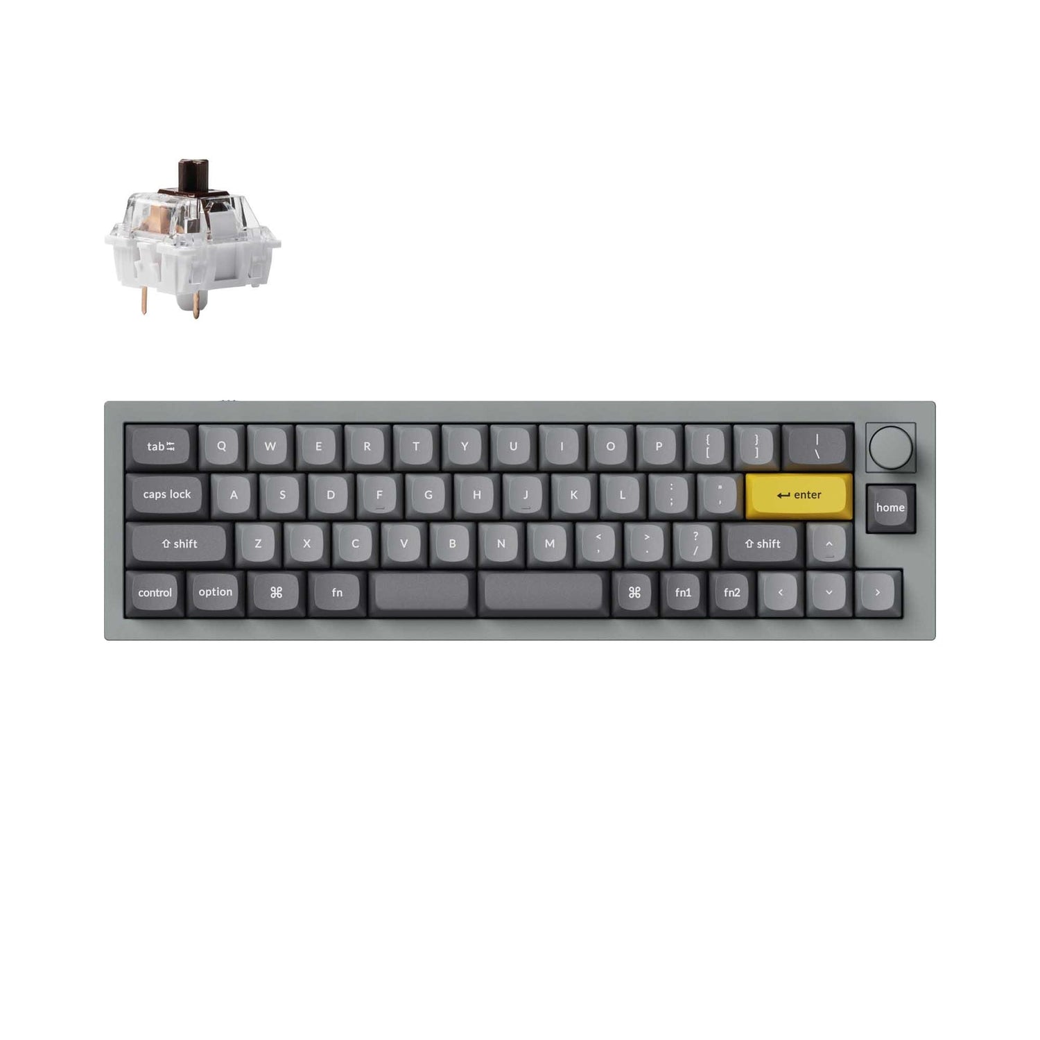 Keychron Q9 QMK Custom Mechanisch Toetsenbord (US ANSI-indeling)