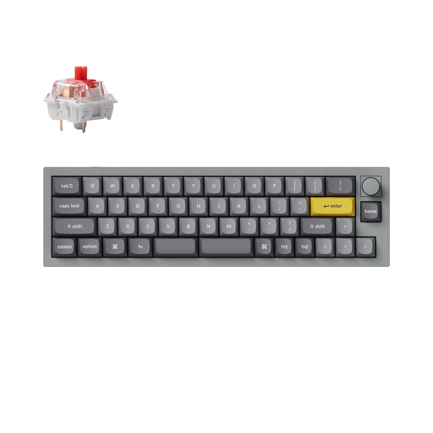 Keychron Q9 QMK Custom Mechanisch Toetsenbord (US ANSI-indeling)