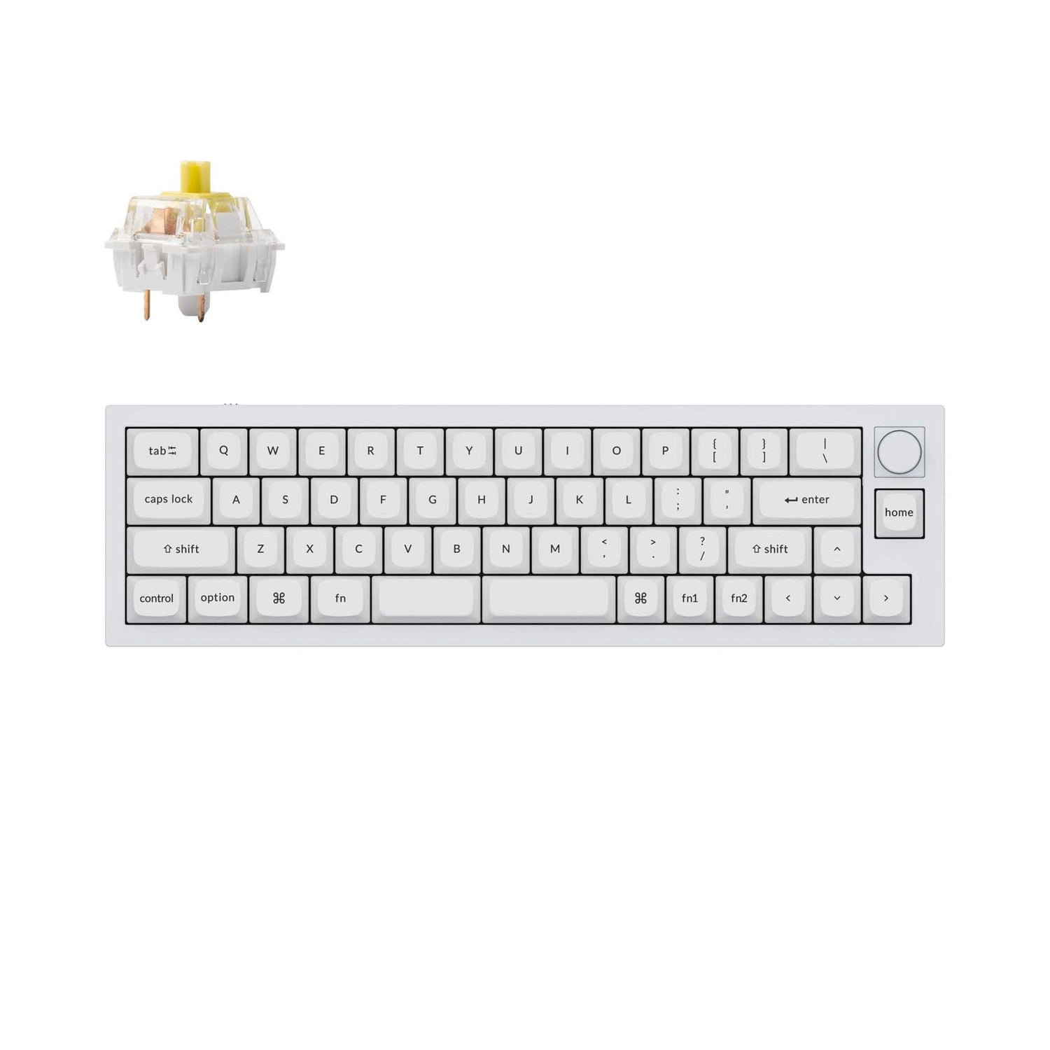 Keychron Q9 QMK Custom Mechanisch Toetsenbord (US ANSI-indeling)