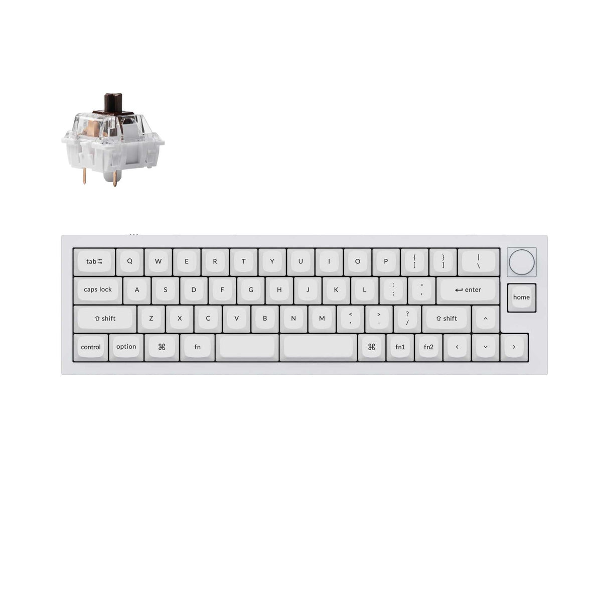 Keychron Q9 QMK Custom Mechanisch Toetsenbord (US ANSI-indeling)