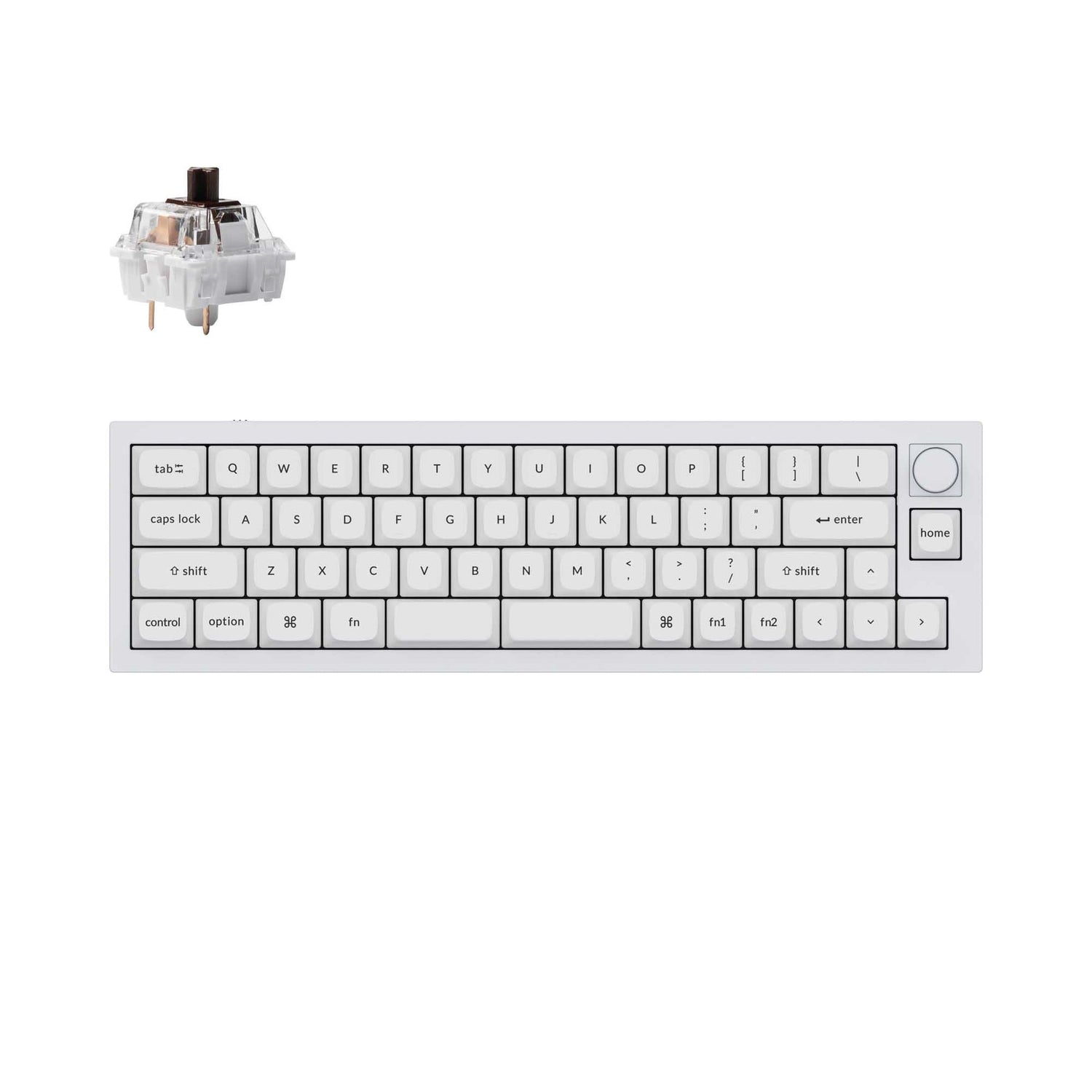Keychron Q9 QMK Custom Mechanisch Toetsenbord (US ANSI-indeling)