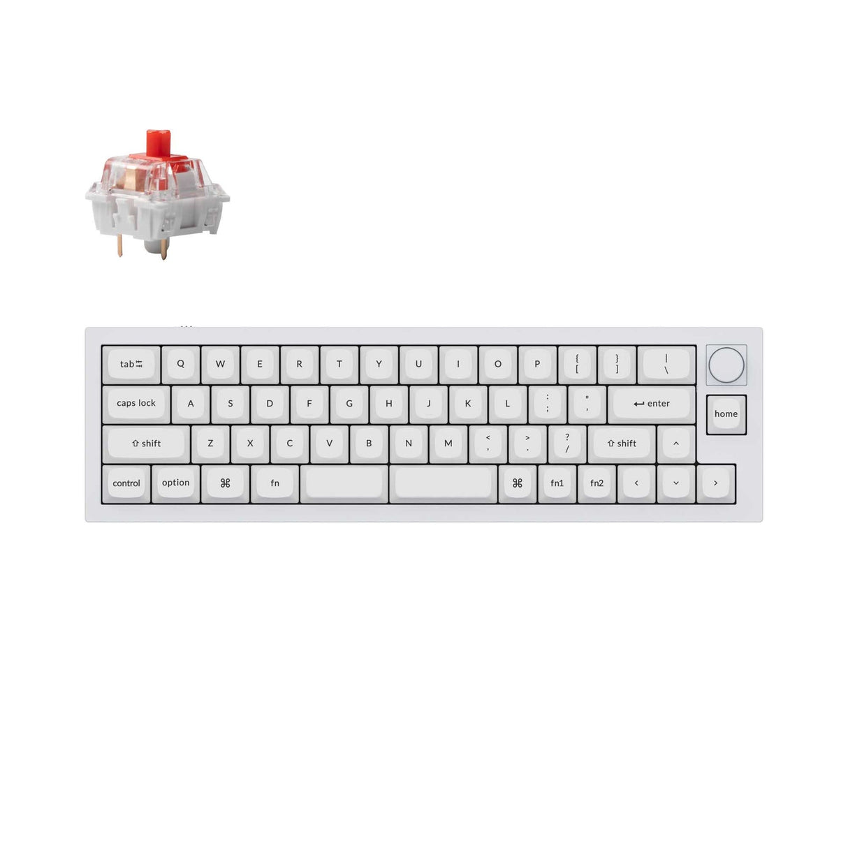 Keychron Q9 QMK Custom Mechanisch Toetsenbord (US ANSI-indeling)