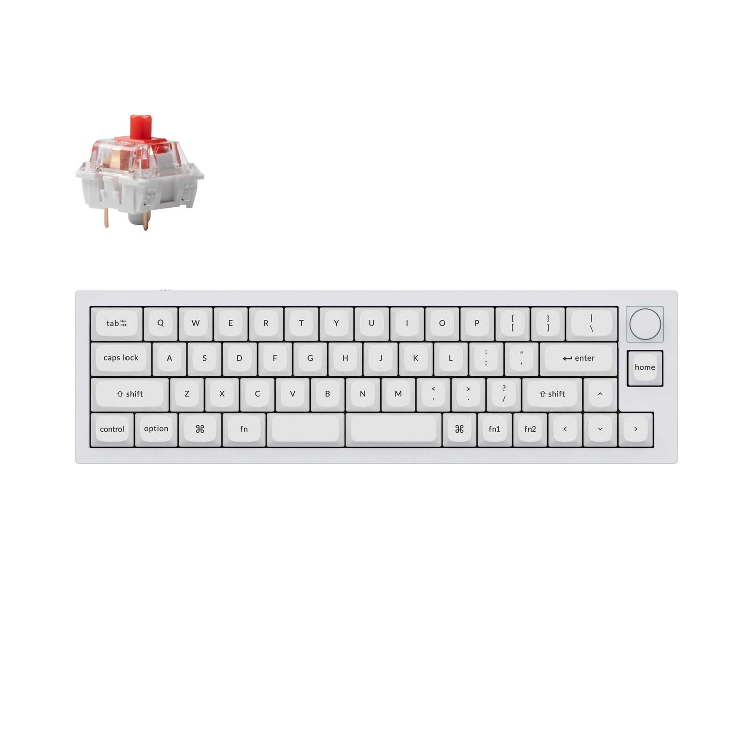 Keychron Q9 QMK Custom Mechanisch Toetsenbord (US ANSI-indeling)