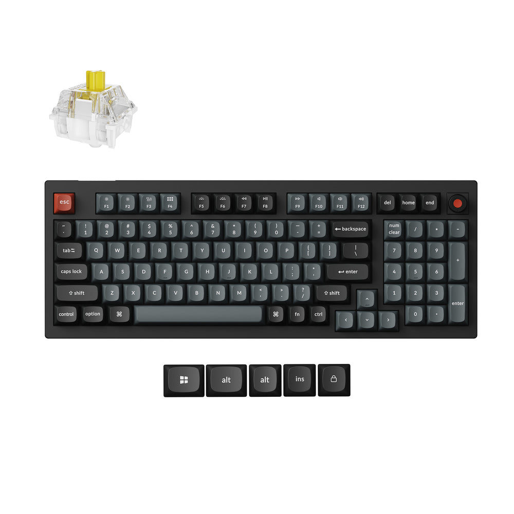 Keychron V5 8K QMK Bedrade Aangepaste Mechanische Toetsenbord (US ANSI Indeling)