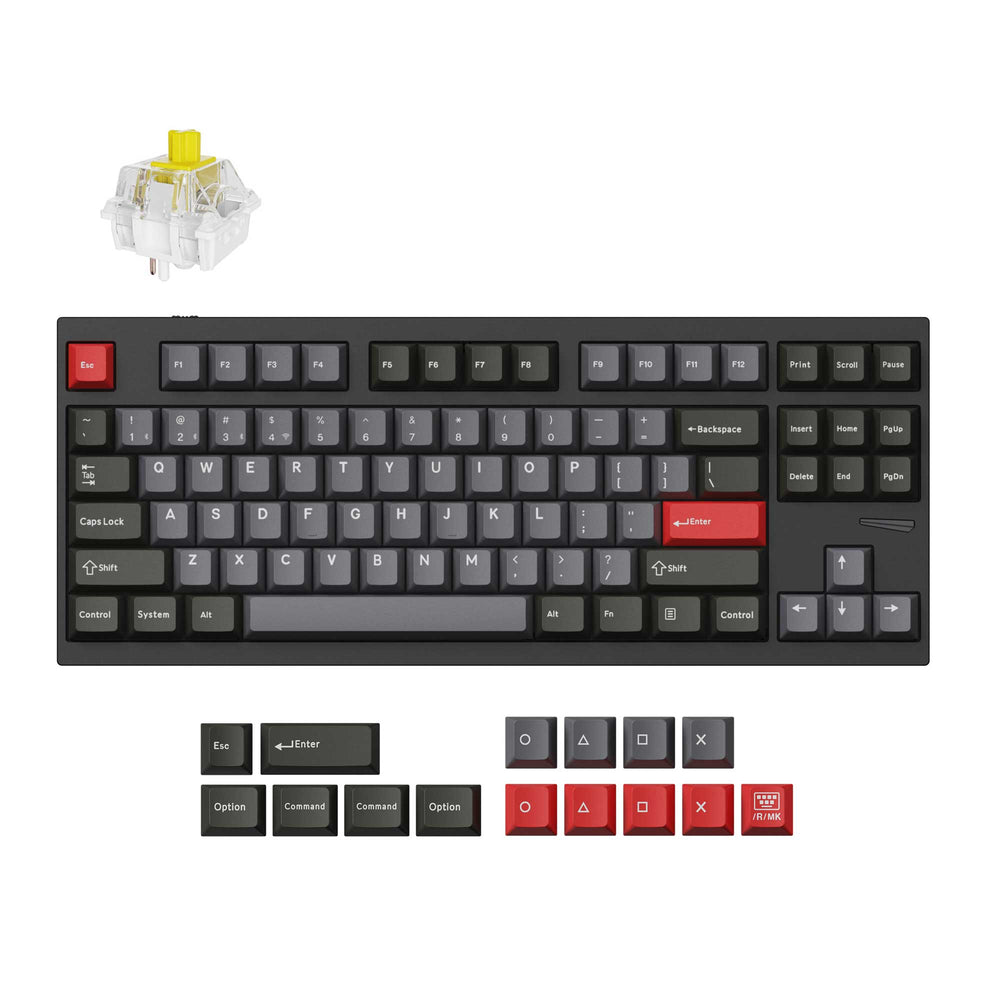 Lemokey L4 QMK Draadloze Aangepaste Gaming Toetsenbord£¨US ANSI Indeling£©