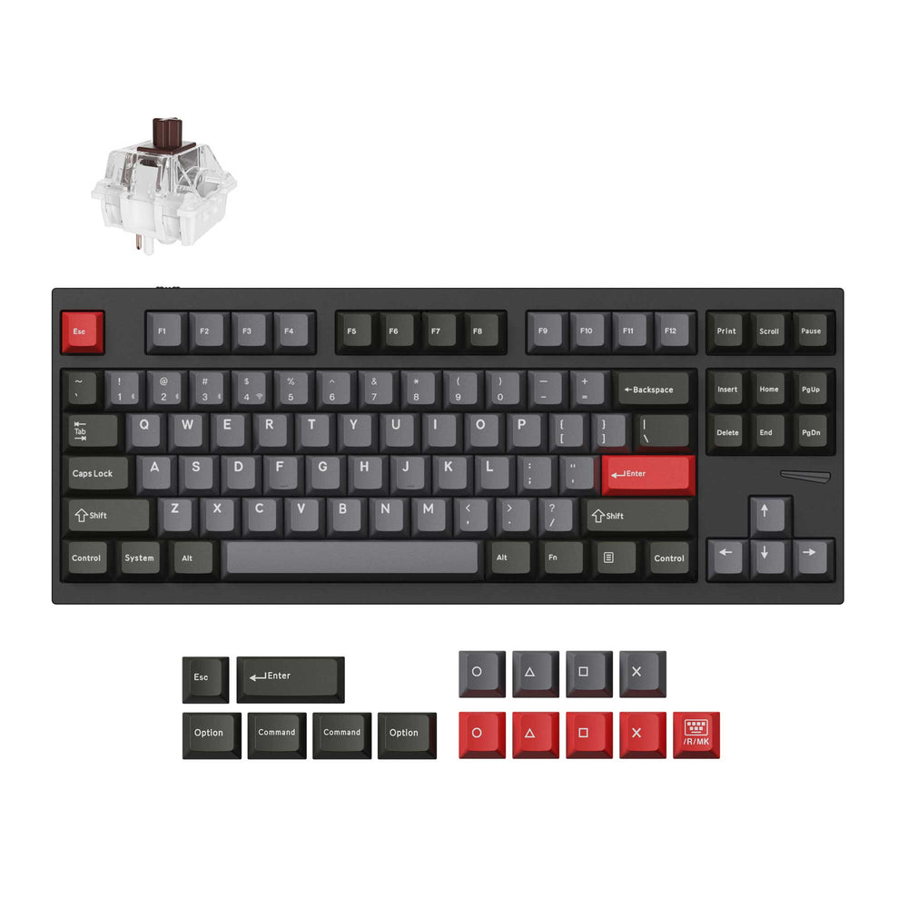 Lemokey L4 QMK Draadloze Aangepaste Gaming Toetsenbord£¨US ANSI Indeling£©