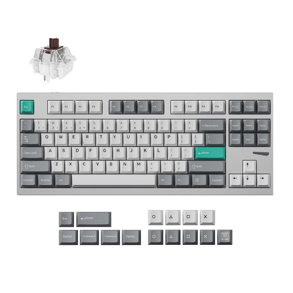 Lemokey L4 QMK Draadloze Aangepaste Gaming Toetsenbord£¨US ANSI Indeling£©