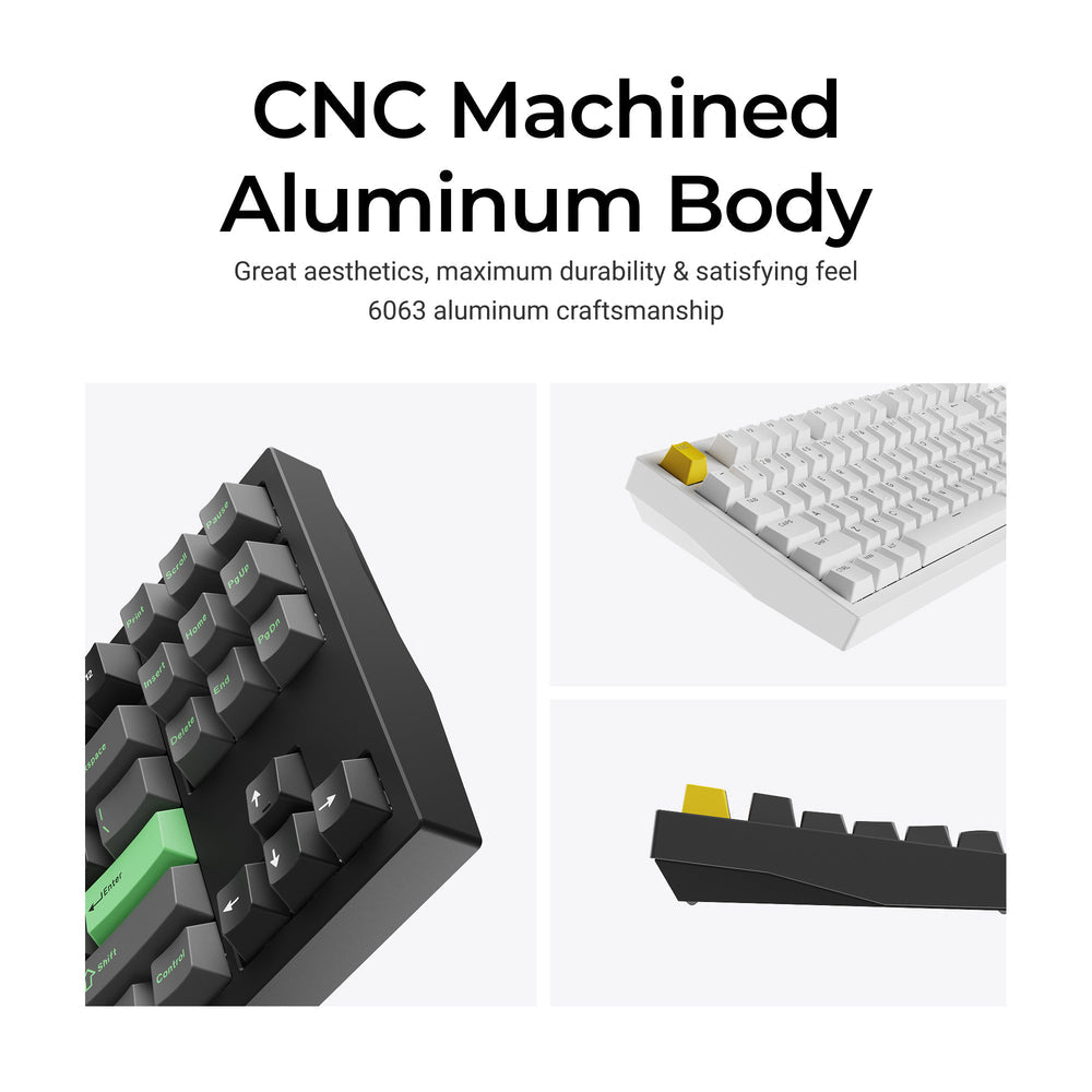 Lemokey P2 HE Draadloze Magnetische Schakelaar Aangepast Gaming Toetsenbord (US ANSI-indeling)