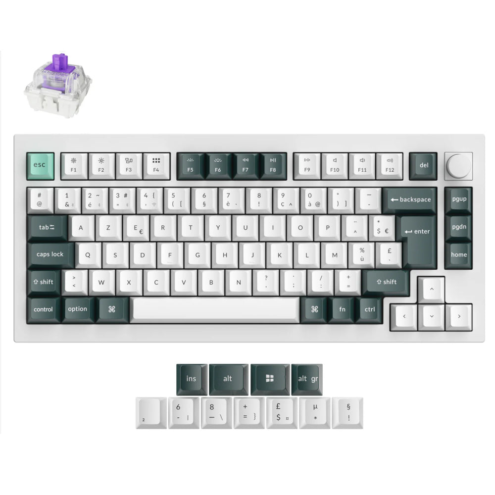 Keychron Q1 HE QMK Wireless Custom Keyboard ISO Layout Collection