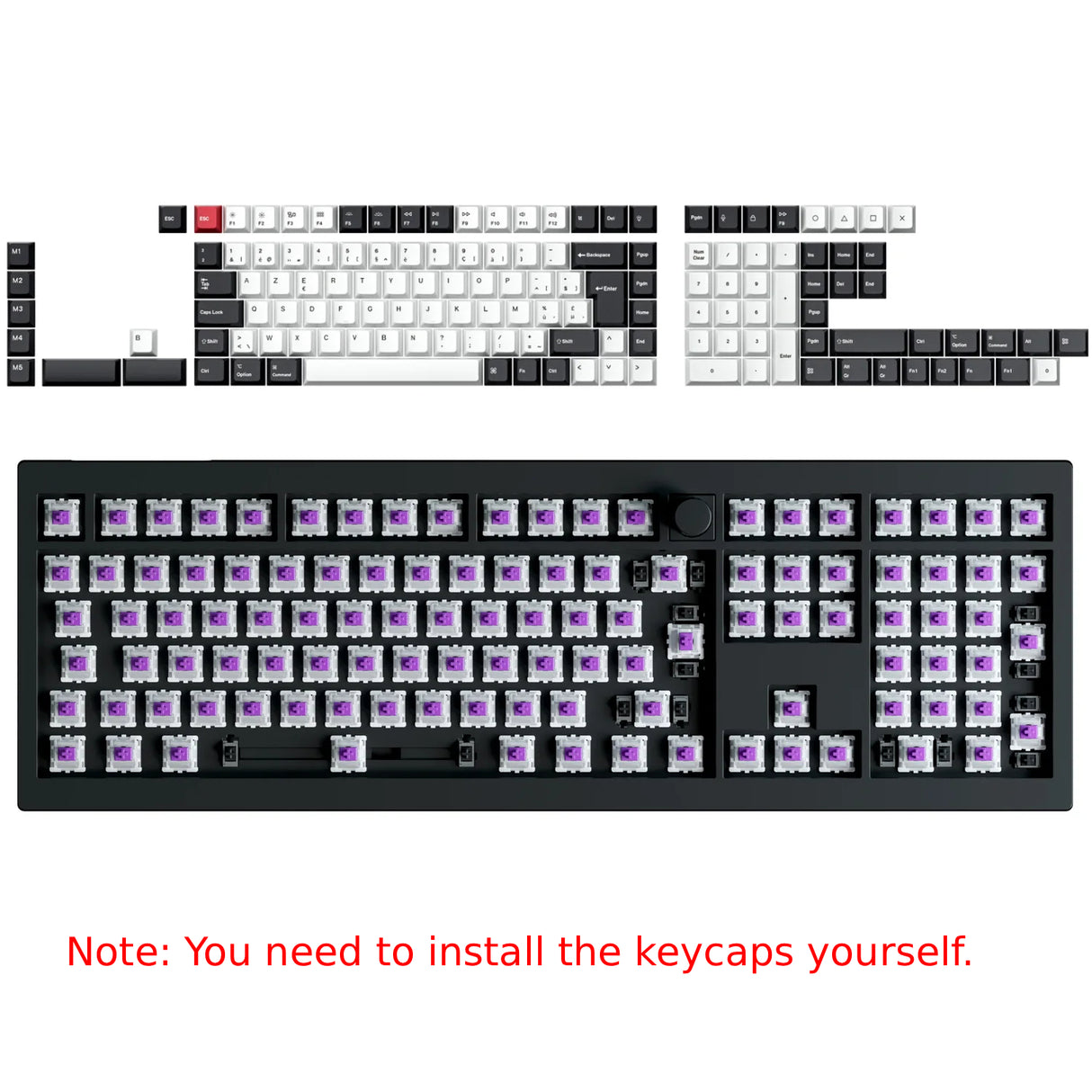 Keychron Q6 HE QMK Draadloos Aangepast Toetsenbord ISO Indeling Collectie