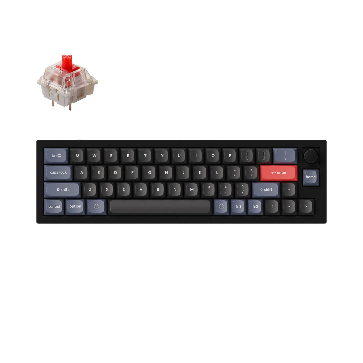 Keychron Q9 QMK Custom Mechanisch Toetsenbord (US ANSI-indeling)