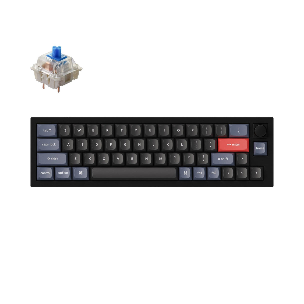 Keychron Q9 QMK Custom Mechanisch Toetsenbord (US ANSI-indeling)