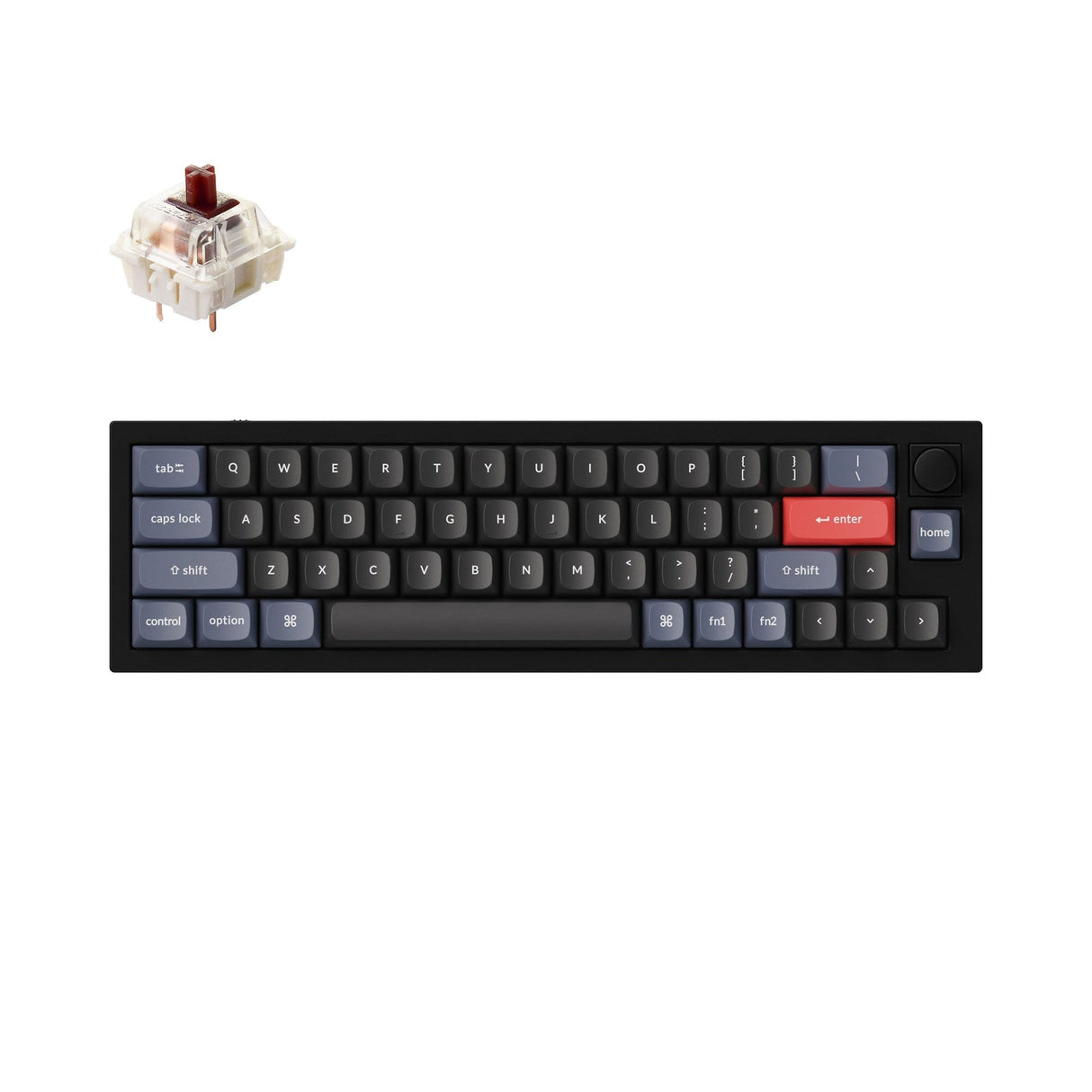 Keychron Q9 QMK Custom Mechanisch Toetsenbord (US ANSI-indeling)