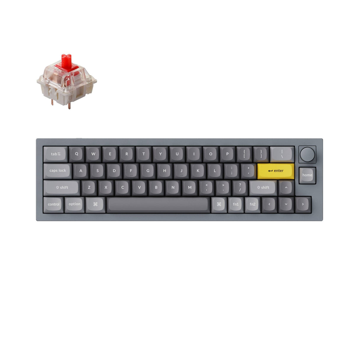 Keychron Q9 QMK Custom Mechanisch Toetsenbord (US ANSI-indeling)