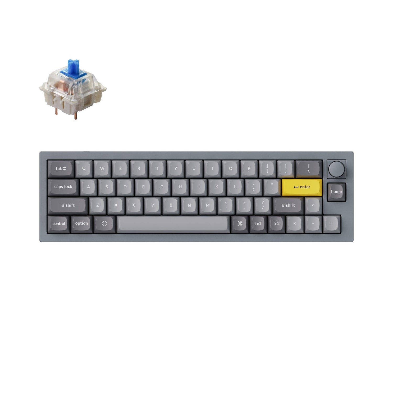 Keychron Q9 QMK Custom Mechanisch Toetsenbord (US ANSI-indeling)