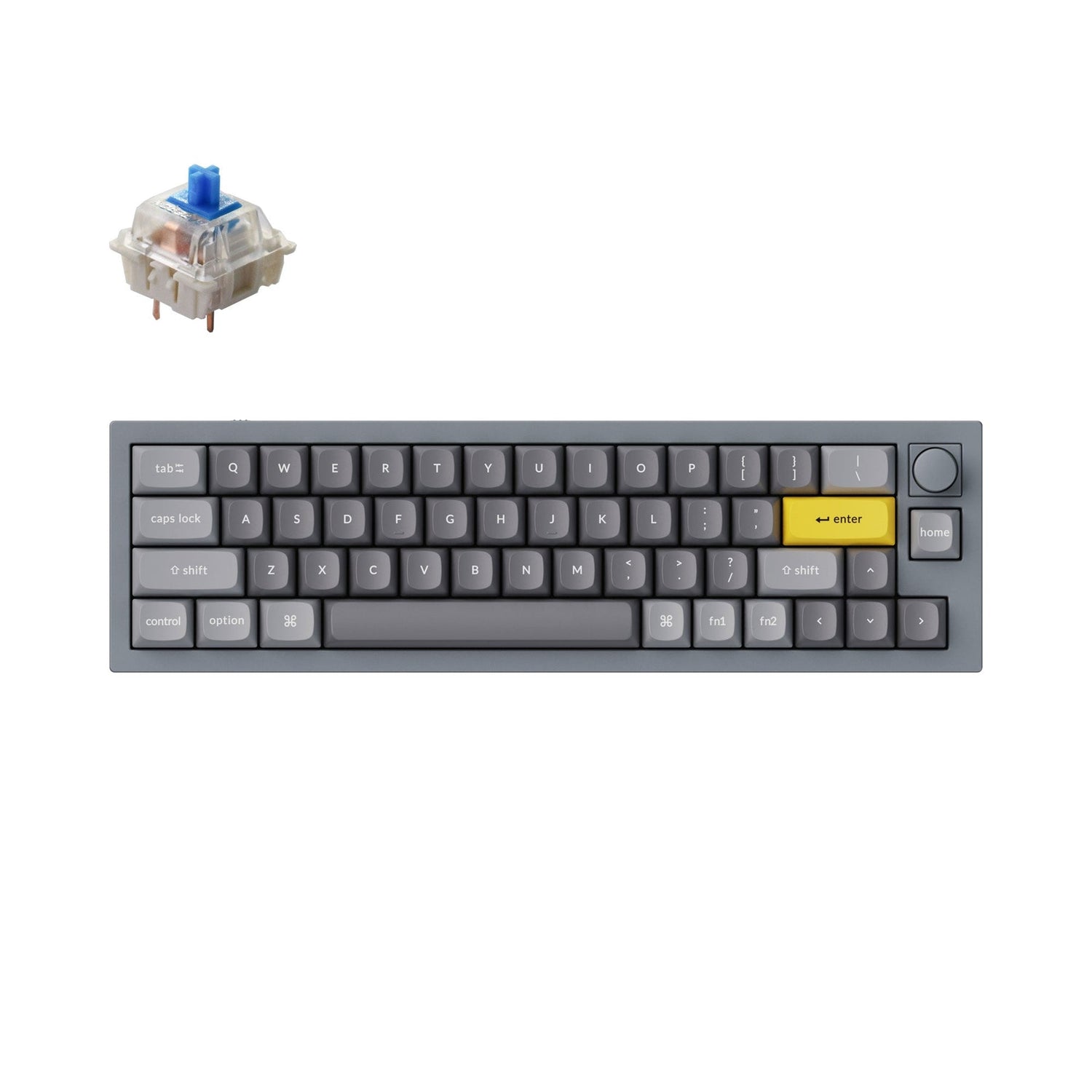 Keychron Q9 QMK Custom Mechanisch Toetsenbord (US ANSI-indeling)