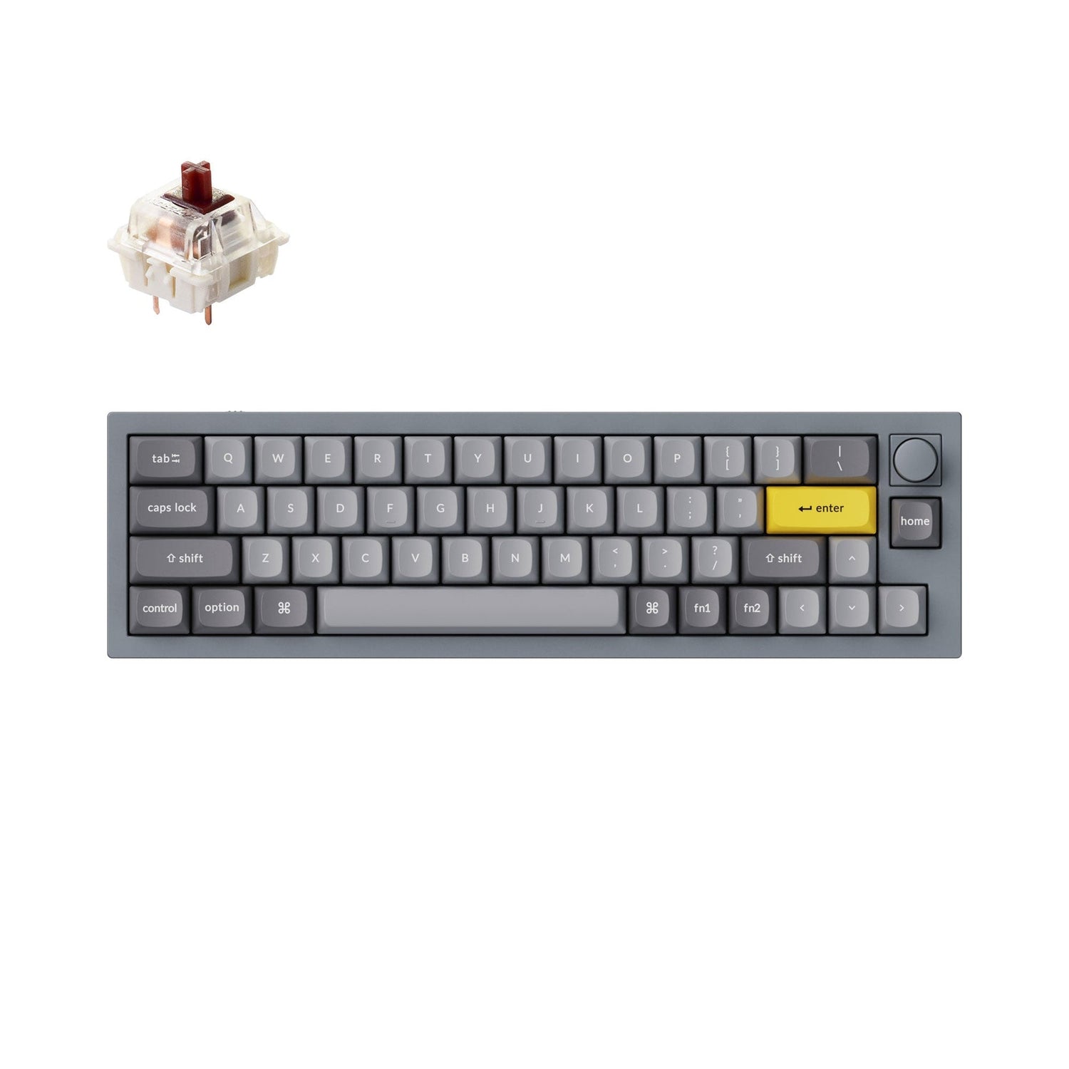 Keychron Q9 QMK Custom Mechanisch Toetsenbord (US ANSI-indeling)