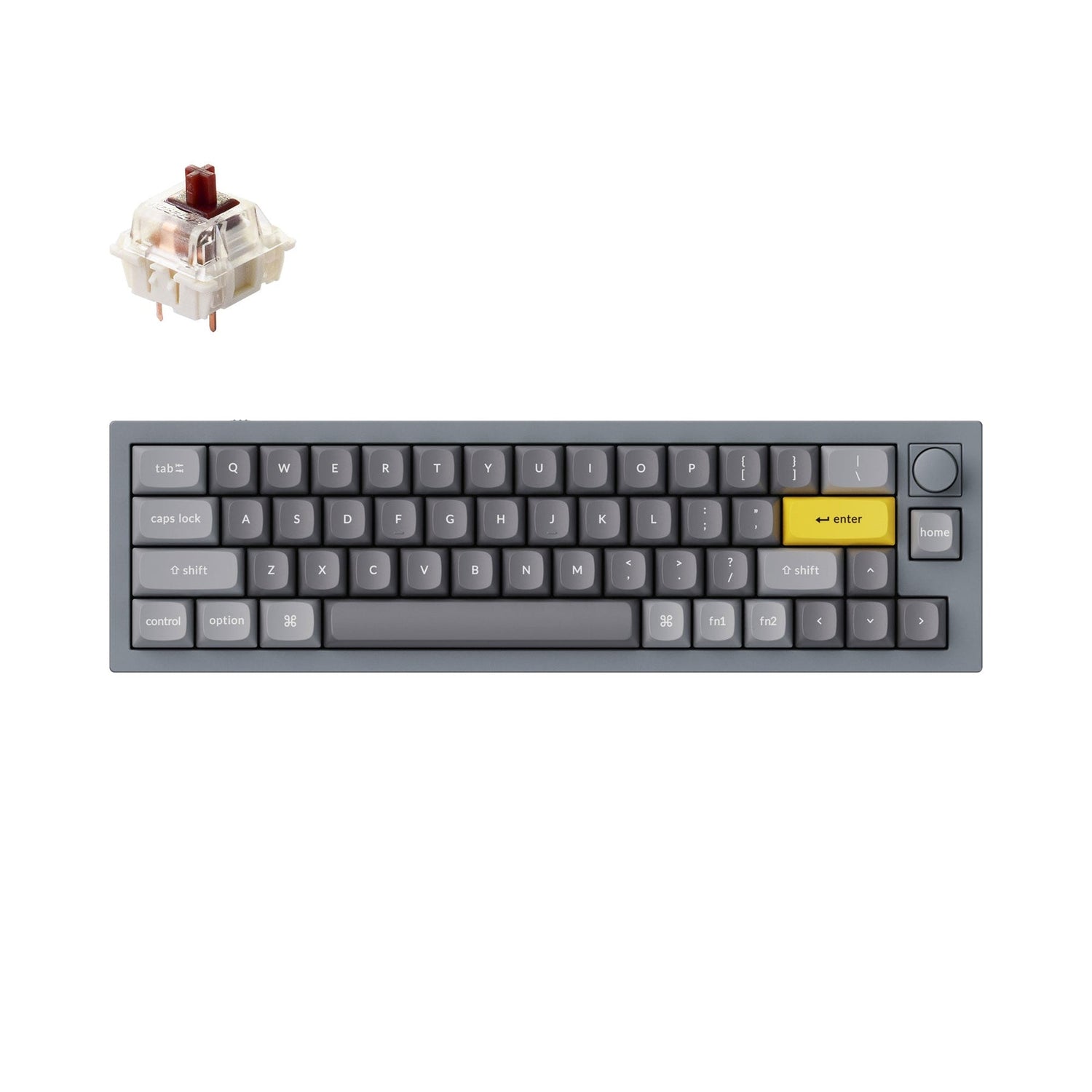 Keychron Q9 QMK Custom Mechanisch Toetsenbord (US ANSI-indeling)