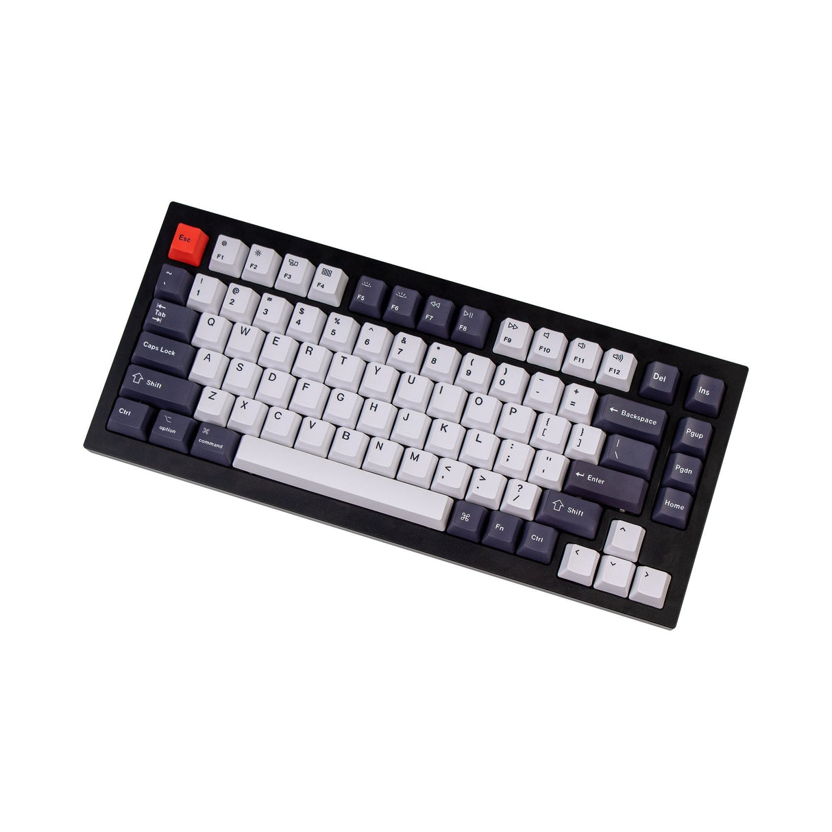 OEM Dye-Sub PBT Keycap Set - Blauwachtig zwart en wit