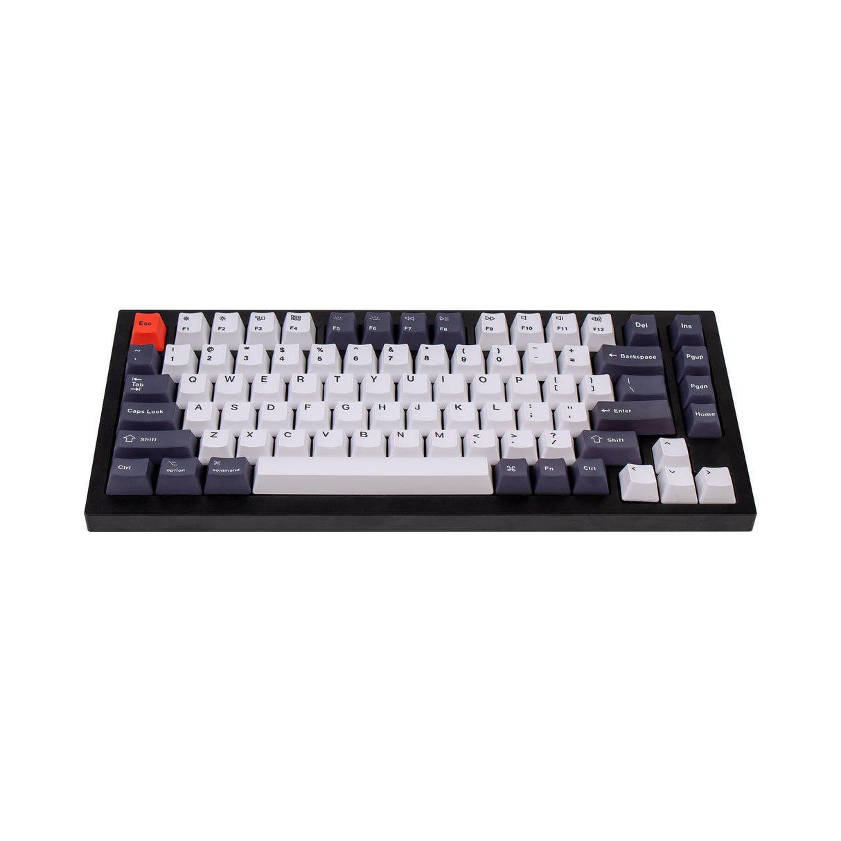 OEM Dye-Sub PBT Keycap Set - Blauwachtig zwart en wit