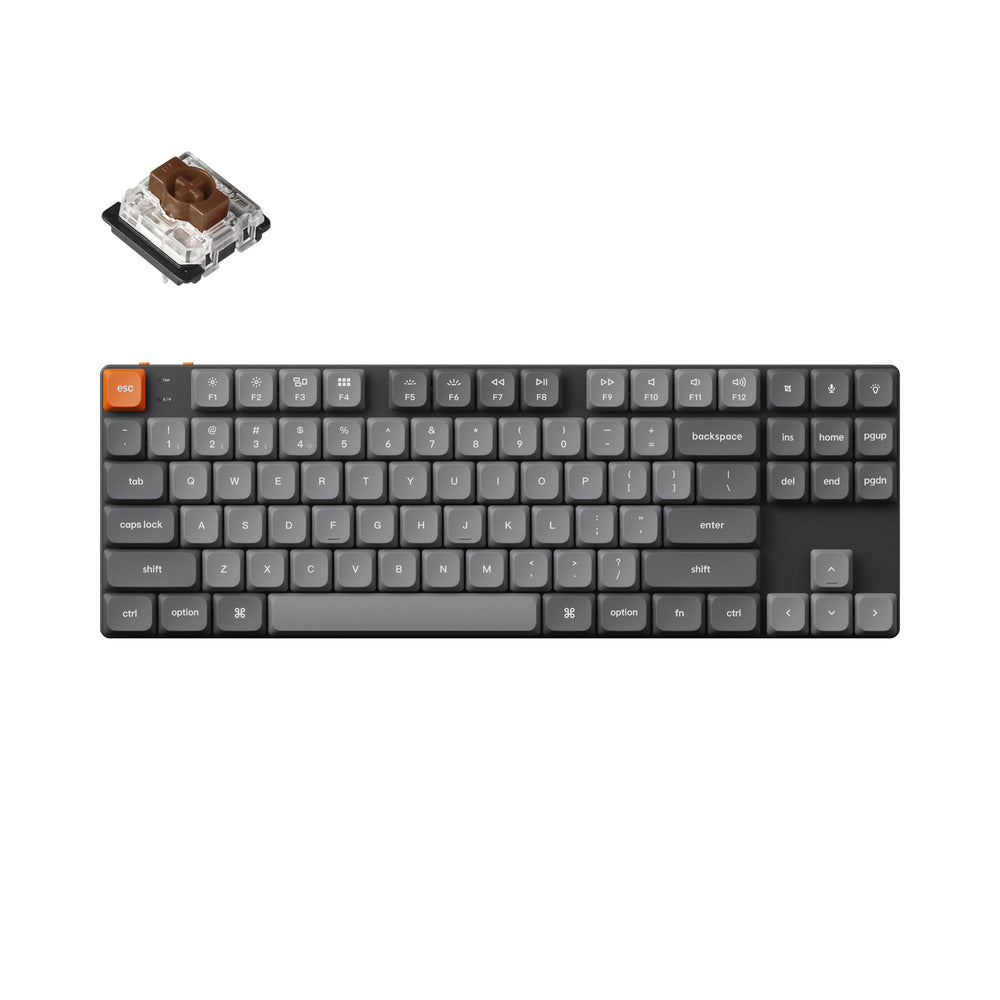 Keychron K1 Max QMK/VIA Draadloos Aangepast Mechanisch Toetsenbord (US ANSI-indeling)