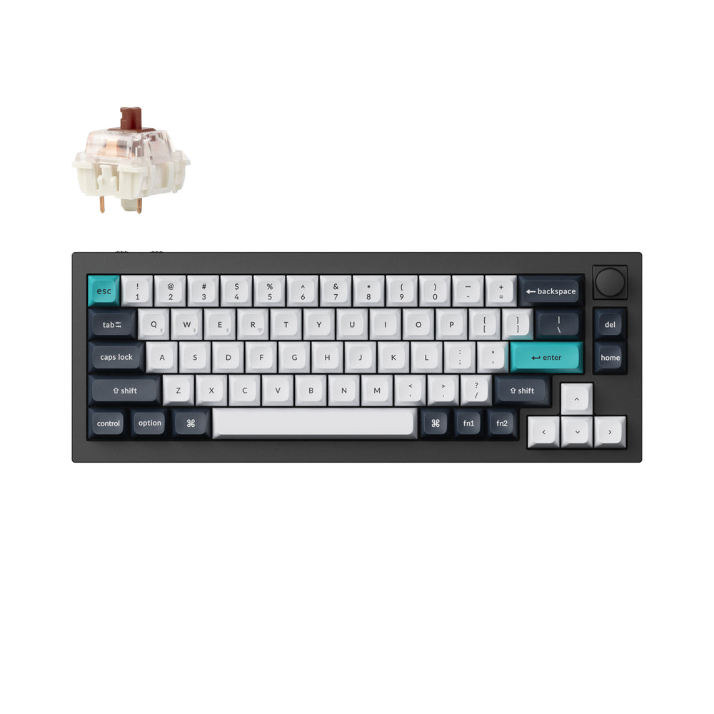 Keychron Q2 Max QMK/VIA draadloos, aangepast mechanisch toetsenbord (Amerikaanse ANSI-indeling)