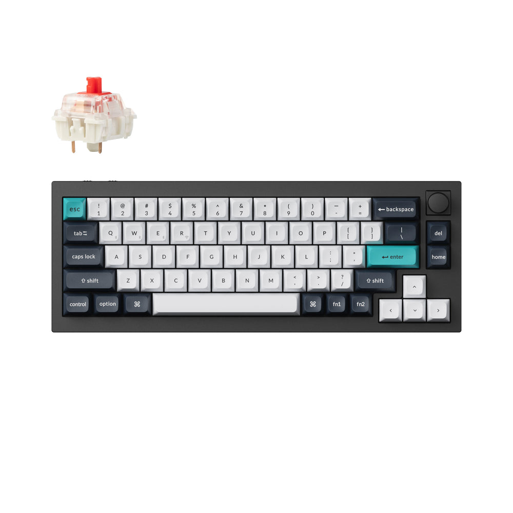 Keychron Q2 Max QMK/VIA draadloos, aangepast mechanisch toetsenbord (Amerikaanse ANSI-indeling)